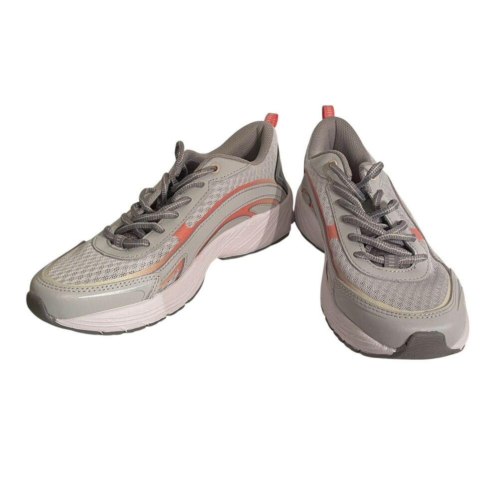 RYKA women Grey Sneakers, Memory Foam, Lightweight And Lace Up Size 7.5 New